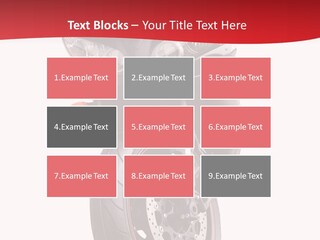 Isolated Motorsport Power PowerPoint Template