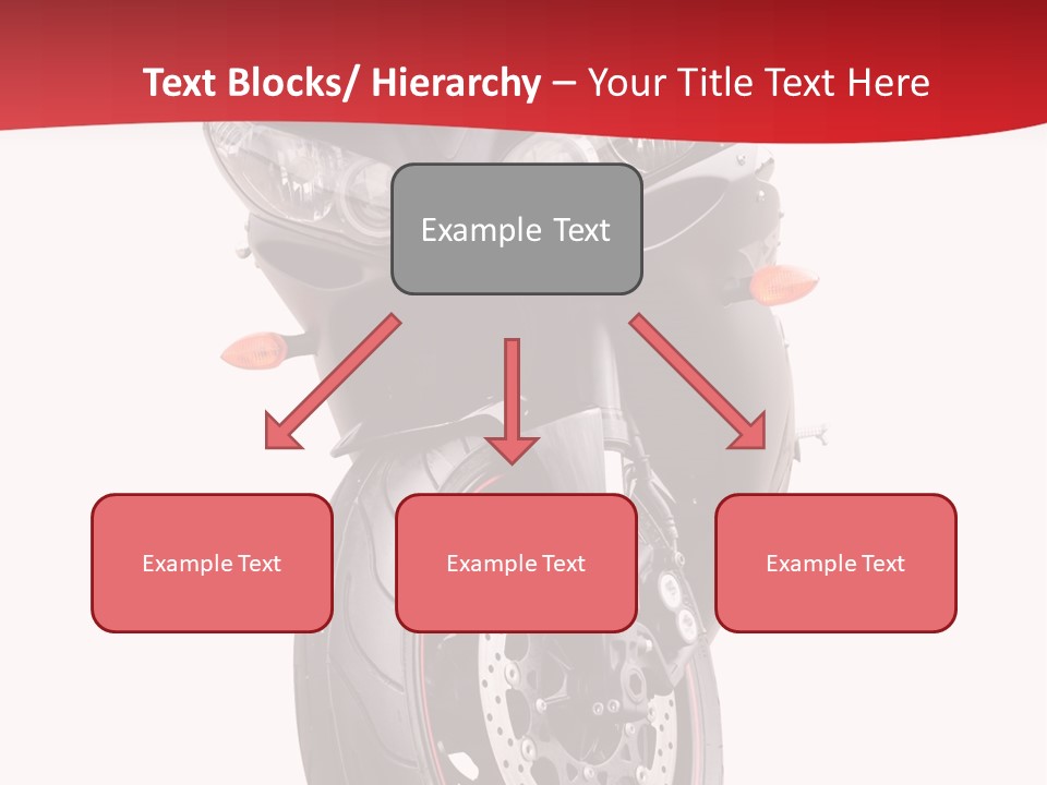 Isolated Motorsport Power PowerPoint Template