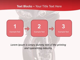 Isolated Motorsport Power PowerPoint Template