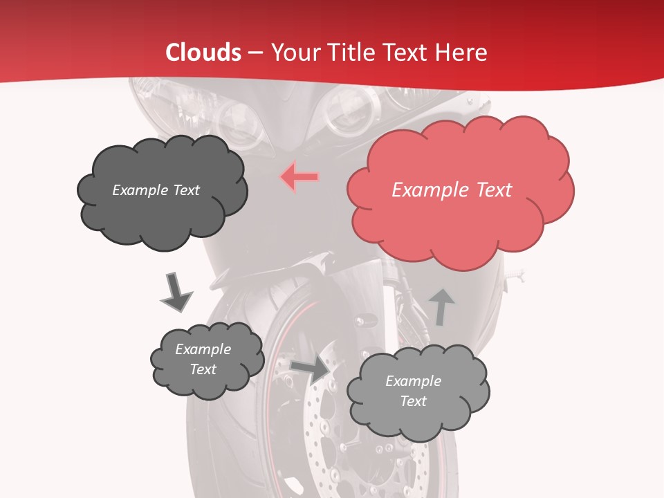 Isolated Motorsport Power PowerPoint Template