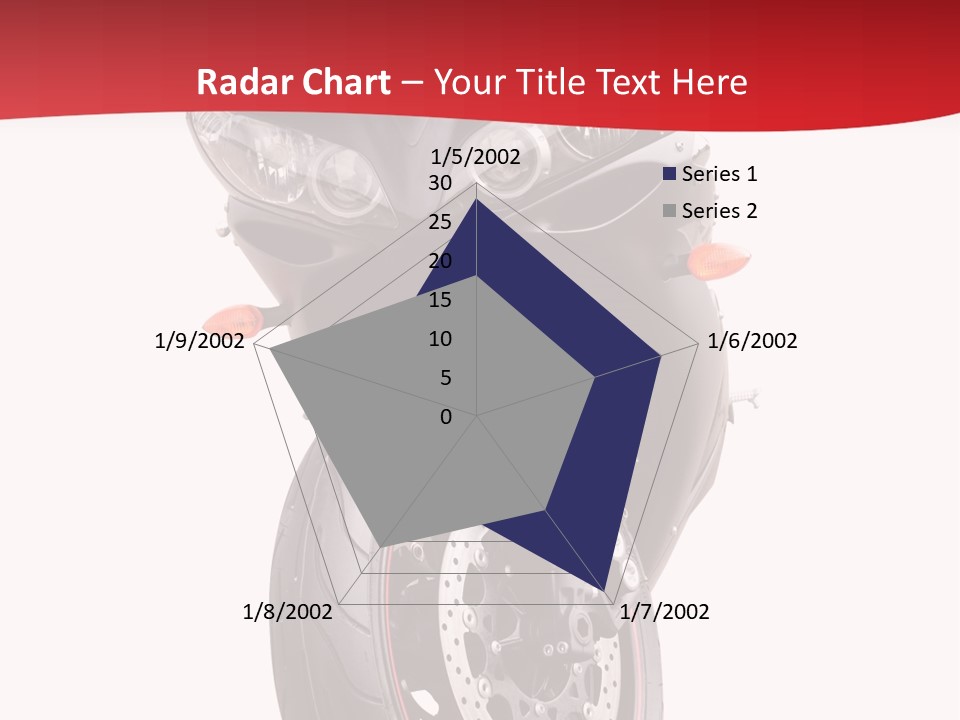 Isolated Motorsport Power PowerPoint Template