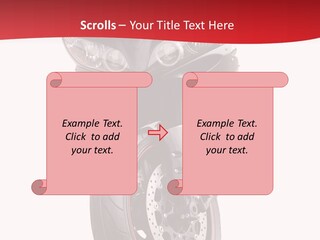 Isolated Motorsport Power PowerPoint Template