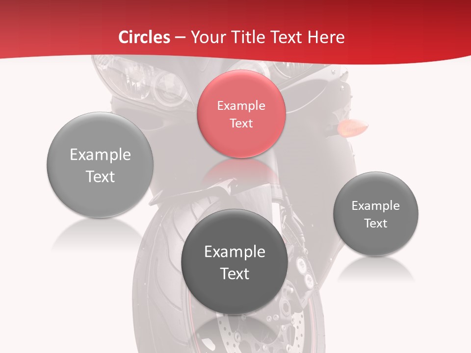 Isolated Motorsport Power PowerPoint Template