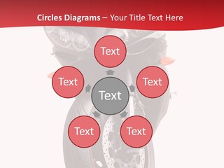 Isolated Motorsport Power PowerPoint Template