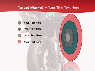 Isolated Motorsport Power PowerPoint Template