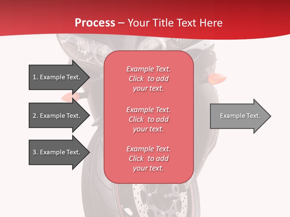 Isolated Motorsport Power PowerPoint Template