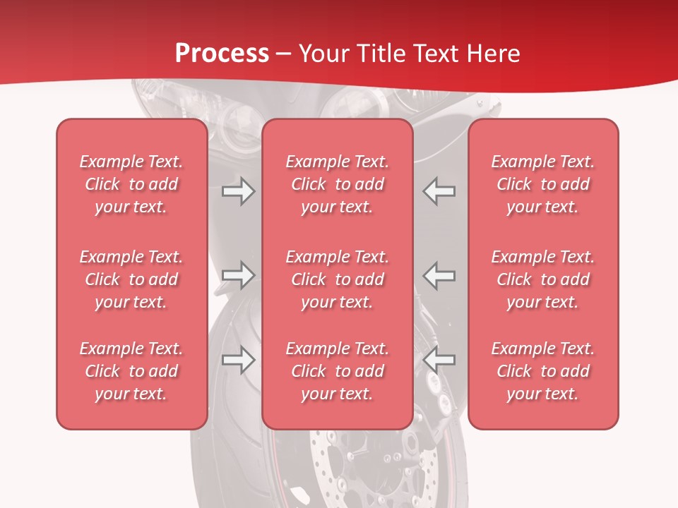 Isolated Motorsport Power PowerPoint Template