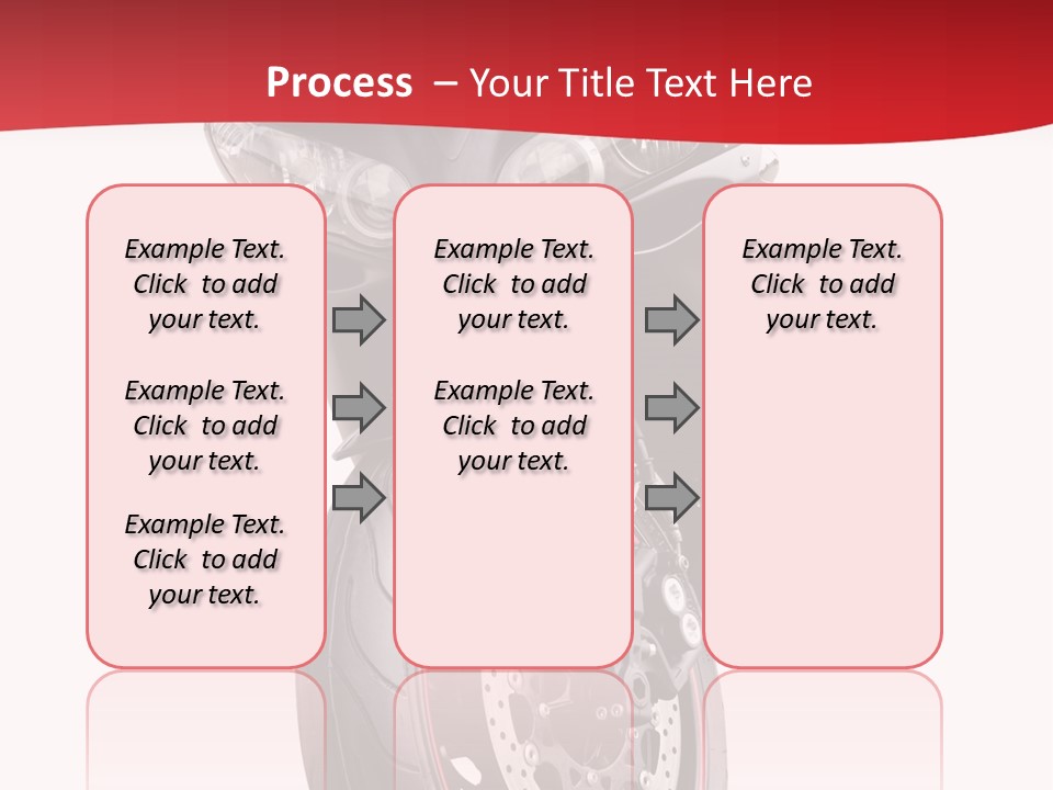 Isolated Motorsport Power PowerPoint Template