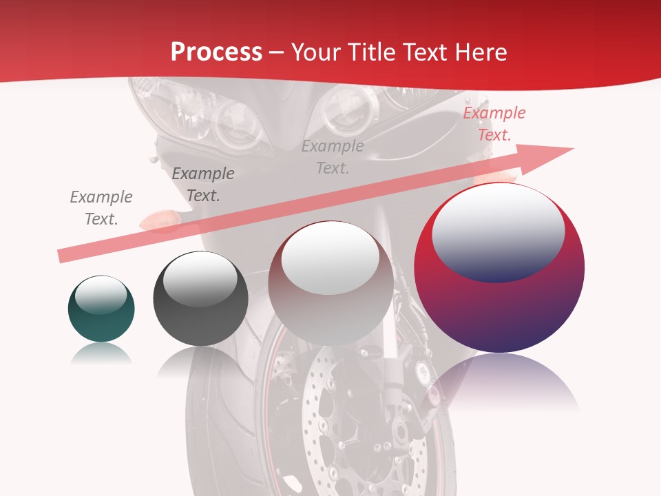 Isolated Motorsport Power PowerPoint Template