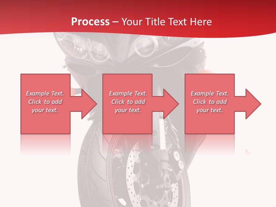 Isolated Motorsport Power PowerPoint Template