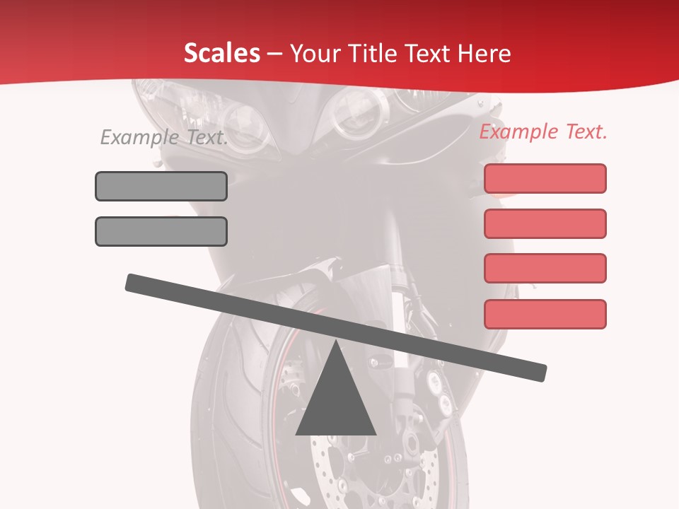 Isolated Motorsport Power PowerPoint Template