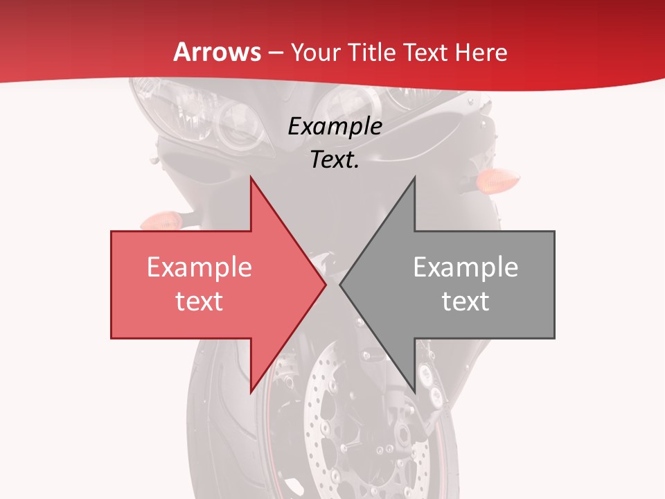 Isolated Motorsport Power PowerPoint Template