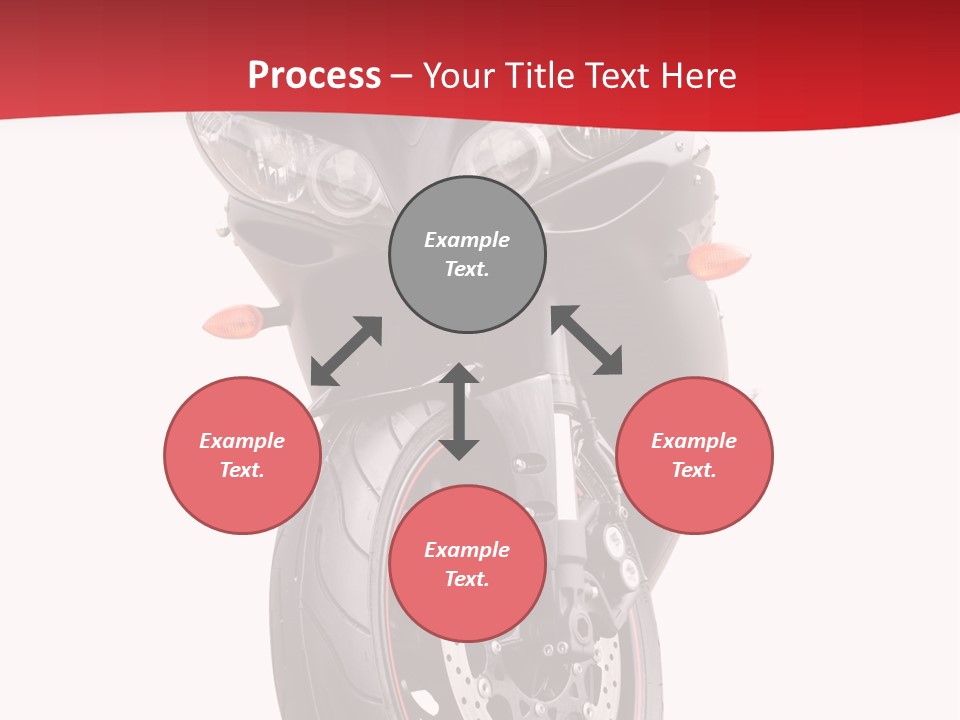Isolated Motorsport Power PowerPoint Template