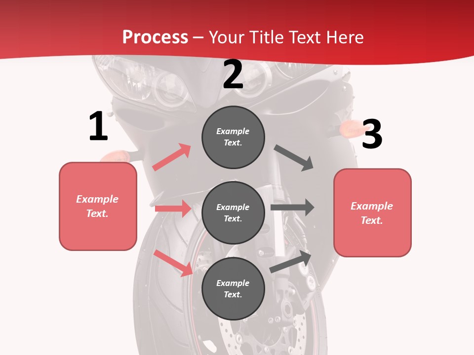 Isolated Motorsport Power PowerPoint Template