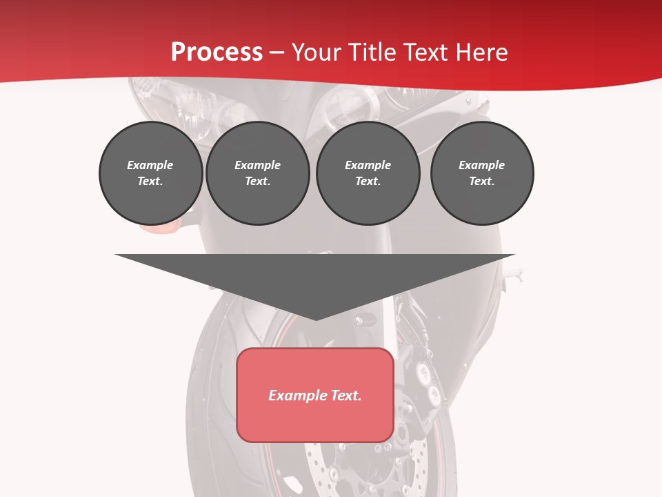 Isolated Motorsport Power PowerPoint Template