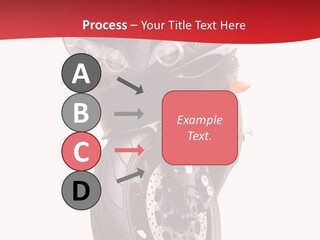 Isolated Motorsport Power PowerPoint Template