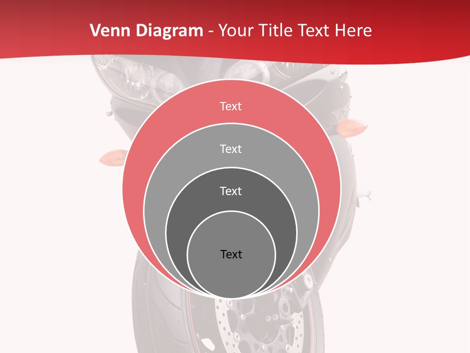 Isolated Motorsport Power PowerPoint Template