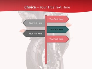 Isolated Motorsport Power PowerPoint Template