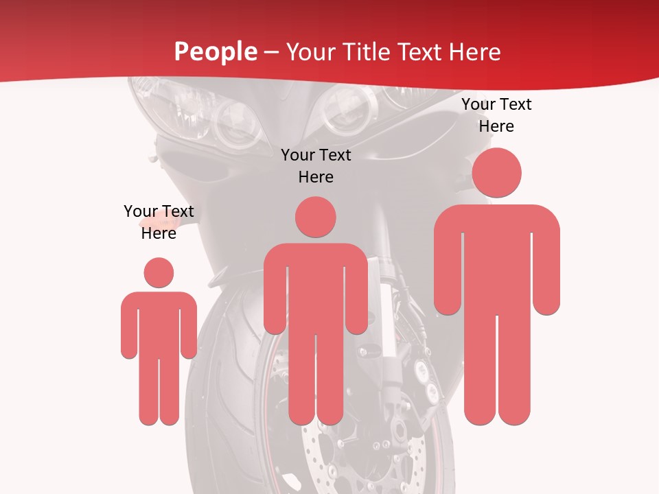 Isolated Motorsport Power PowerPoint Template