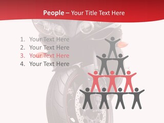 Isolated Motorsport Power PowerPoint Template