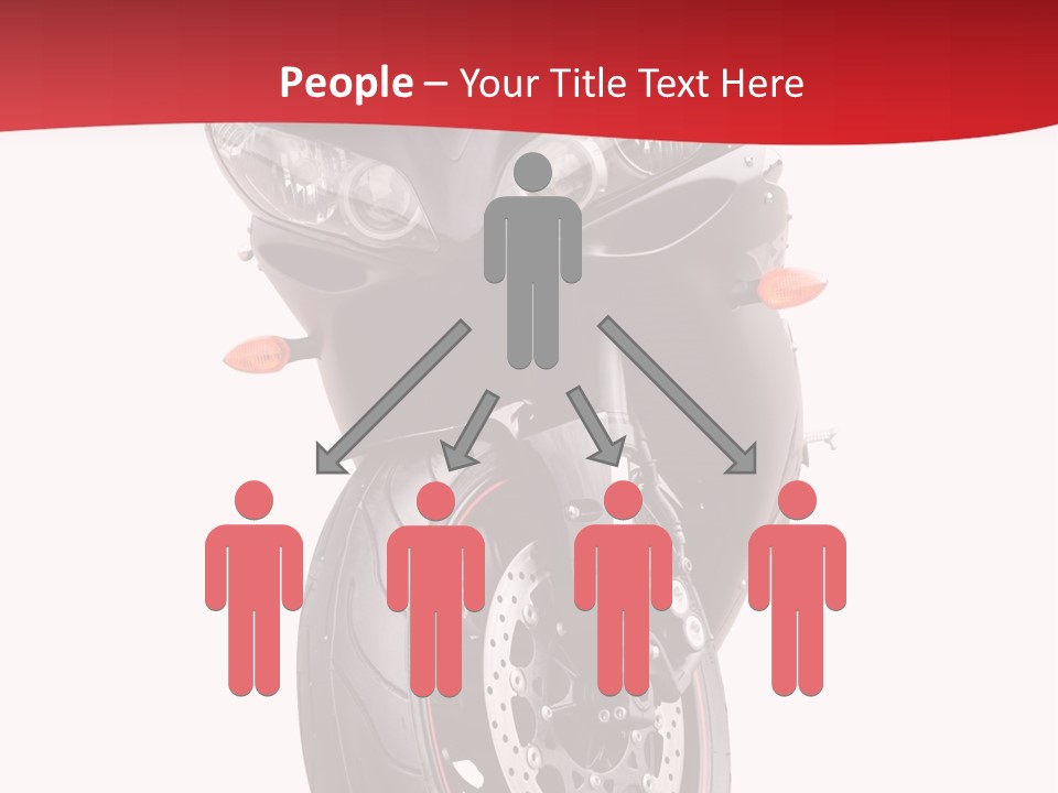 Isolated Motorsport Power PowerPoint Template