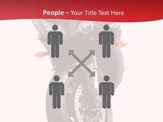 Isolated Motorsport Power PowerPoint Template