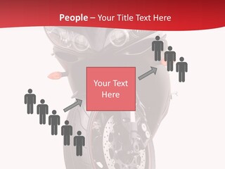 Isolated Motorsport Power PowerPoint Template