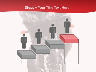 Isolated Motorsport Power PowerPoint Template