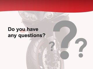 Isolated Motorsport Power PowerPoint Template