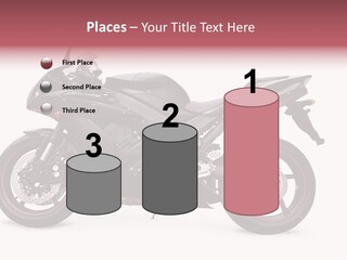 Power Motorcycle Wheel PowerPoint Template
