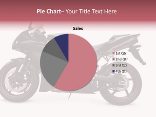 Power Motorcycle Wheel PowerPoint Template