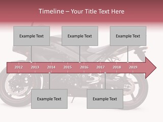 Power Motorcycle Wheel PowerPoint Template