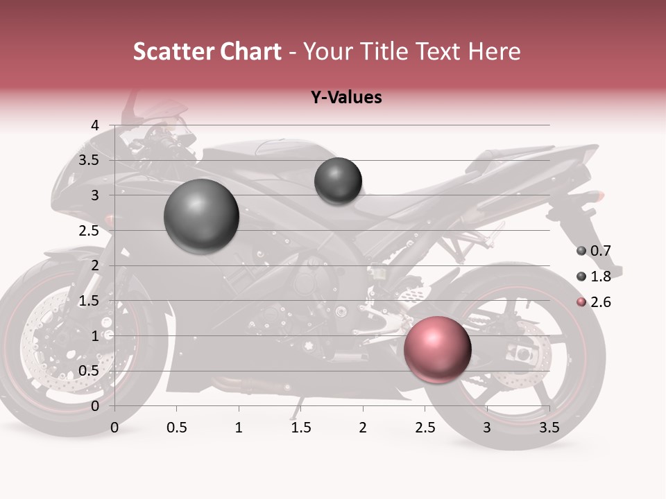 Power Motorcycle Wheel PowerPoint Template
