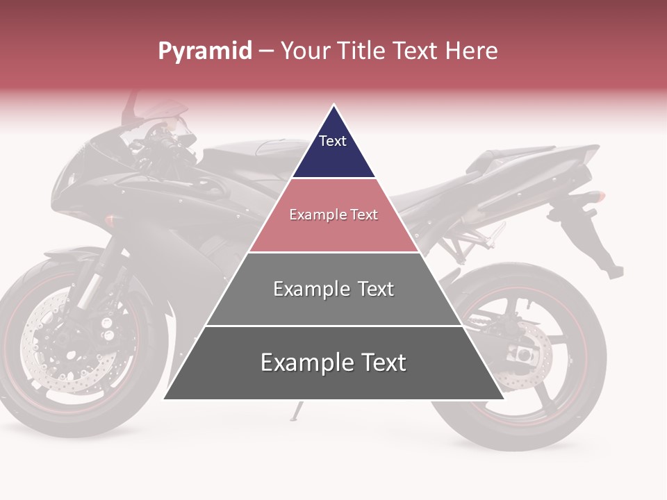 Power Motorcycle Wheel PowerPoint Template