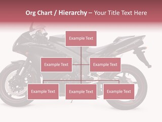 Power Motorcycle Wheel PowerPoint Template