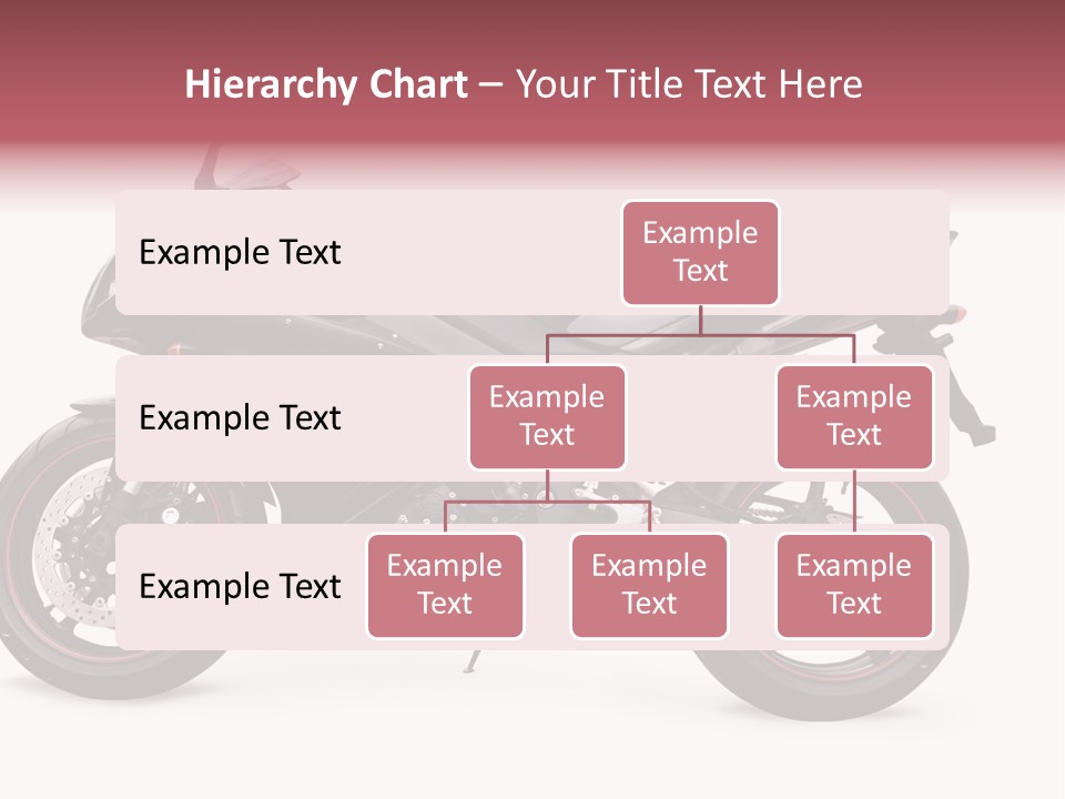 Power Motorcycle Wheel PowerPoint Template