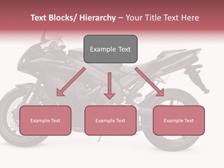 Power Motorcycle Wheel PowerPoint Template