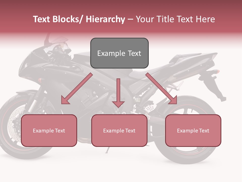 Power Motorcycle Wheel PowerPoint Template