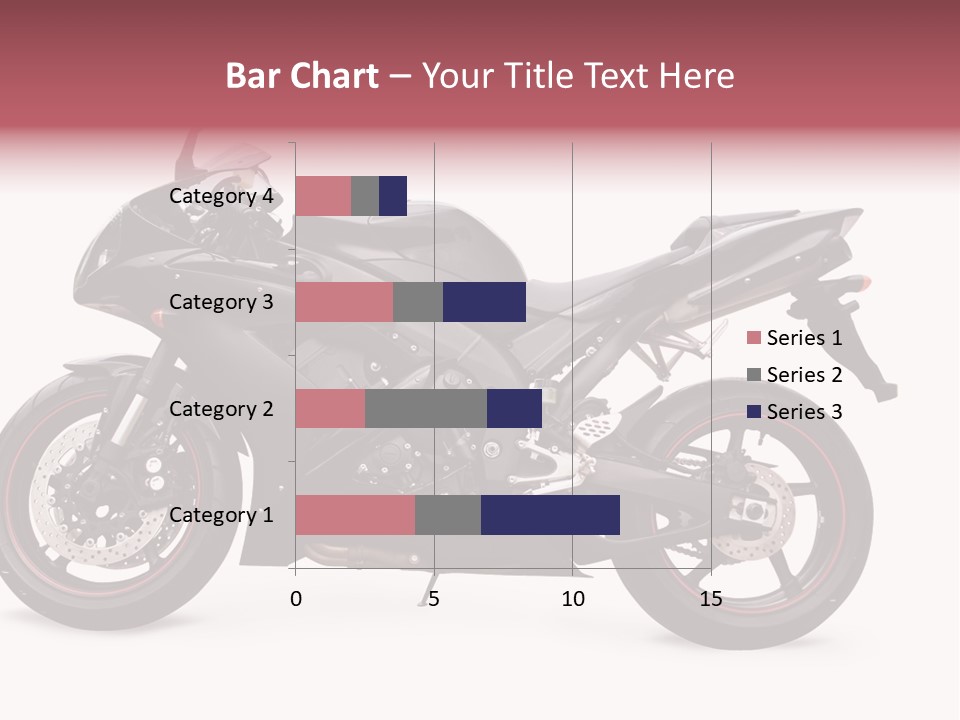 Power Motorcycle Wheel PowerPoint Template