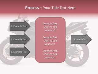 Power Motorcycle Wheel PowerPoint Template