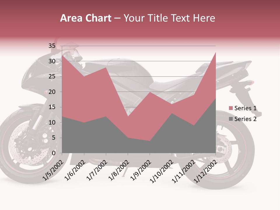 Power Motorcycle Wheel PowerPoint Template
