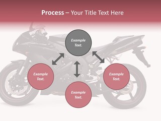 Power Motorcycle Wheel PowerPoint Template