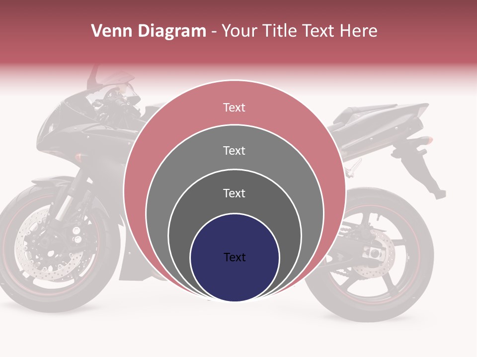 Power Motorcycle Wheel PowerPoint Template