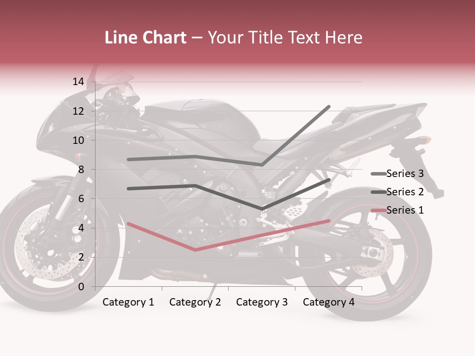 Power Motorcycle Wheel PowerPoint Template