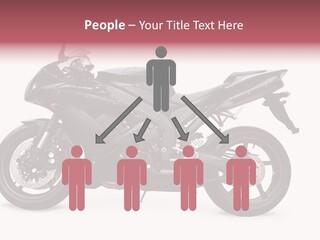 Power Motorcycle Wheel PowerPoint Template