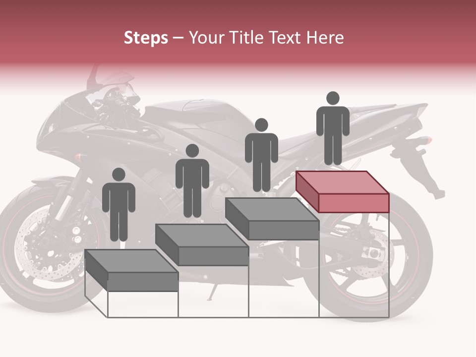 Power Motorcycle Wheel PowerPoint Template