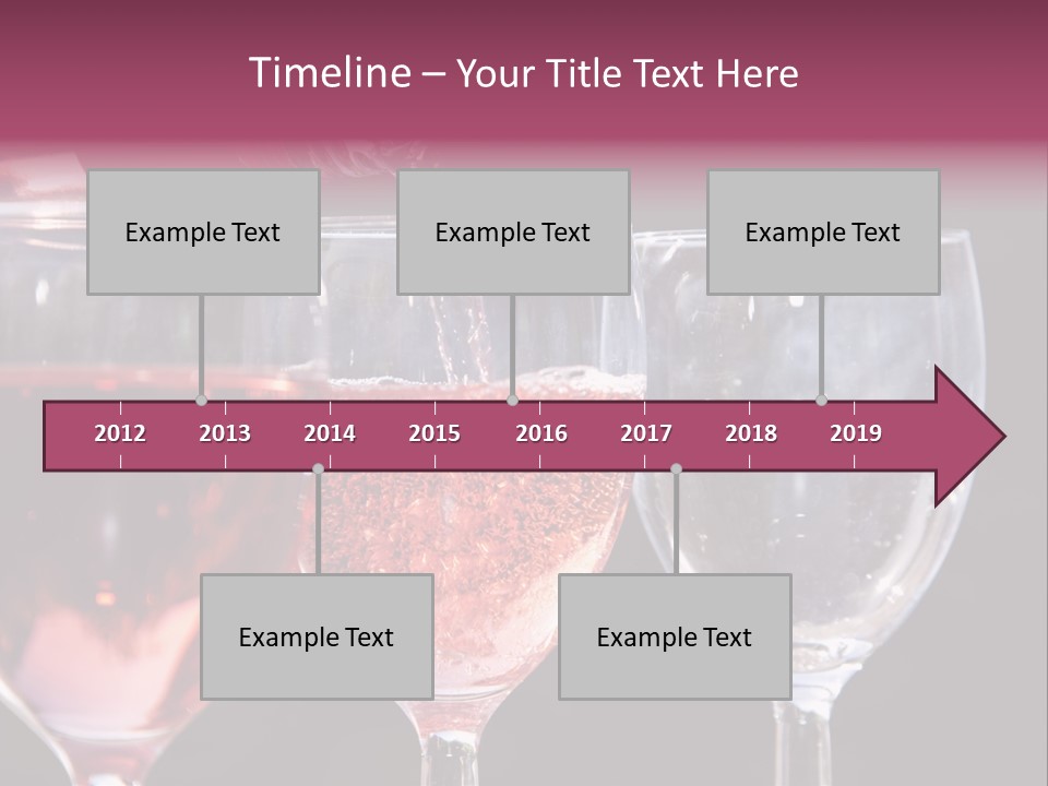 Drink Glass Reflection PowerPoint Template