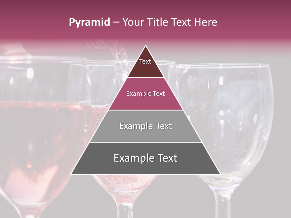 Drink Glass Reflection PowerPoint Template