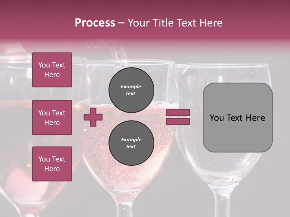 Drink Glass Reflection PowerPoint Template