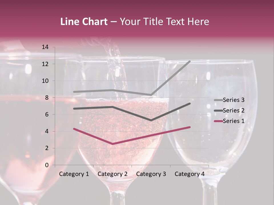 Drink Glass Reflection PowerPoint Template